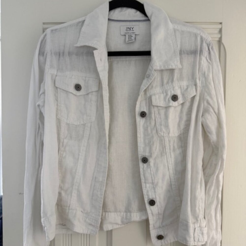 Jones New York 100% Linen Jacket